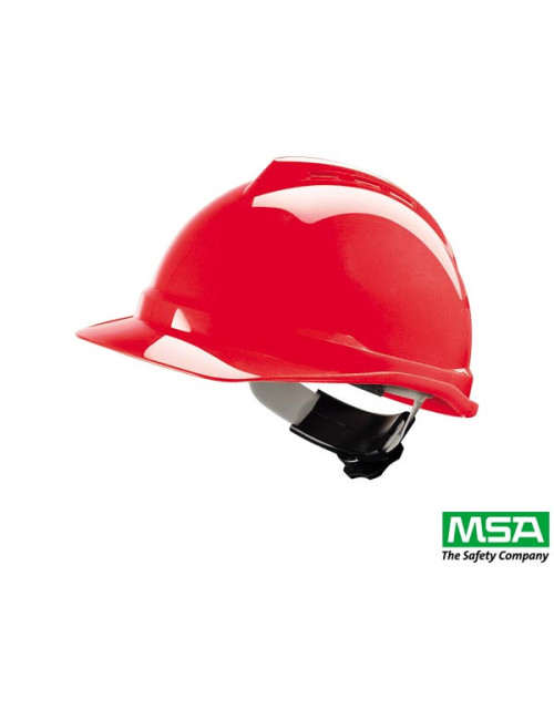 Helmet c red Msa Msa-kas-vg500-w