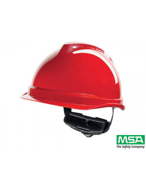 Hełm ochronny c czerwony Msa Msa-kas-vg520