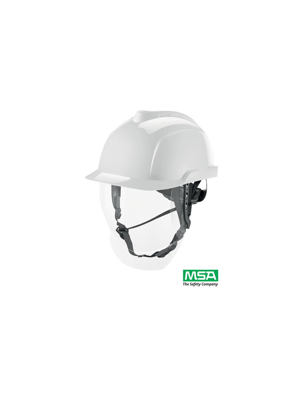 Protective helmet w white Msa Msa-kas-vg950