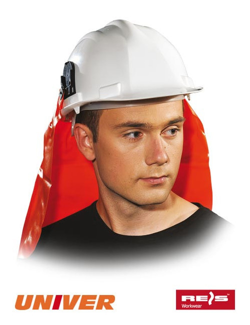 Nackenschutz für Univer-Shade P Orange Helm Reis