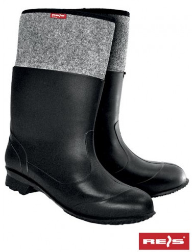 Occupational shoes bf-pvc bs black-grey Reis