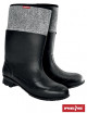 2Occupational shoes bf-pvc bs black-grey Reis