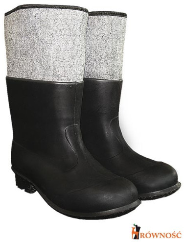 EQUALITY PVC FELT SHOES BF-PCVCZ B BLACK