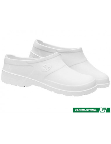 Bfamarod slippers in white Fagum-stomil