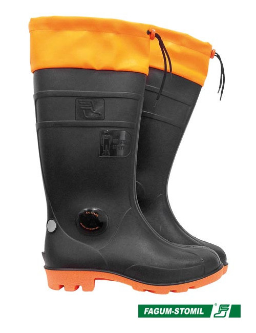 Buty zawodowe bfpcv13148 bp czarno-pomarańczowy Fagum-stomil