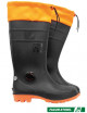 2Occupational shoes bfpcv13148 bp black-orange Fagum-stomil