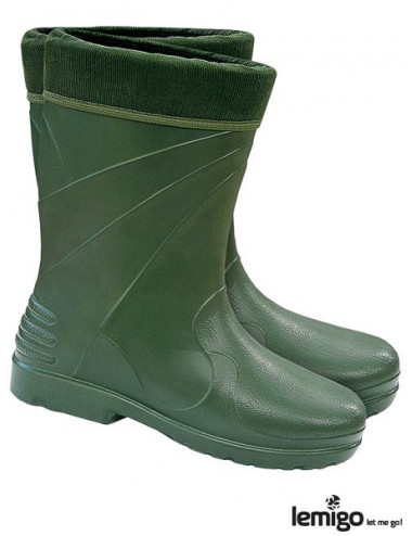 Professional shoes blaska with green Lemigo