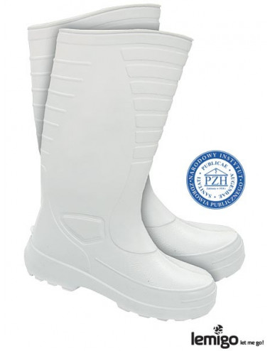 Blwellington professional boots in white Lemigo