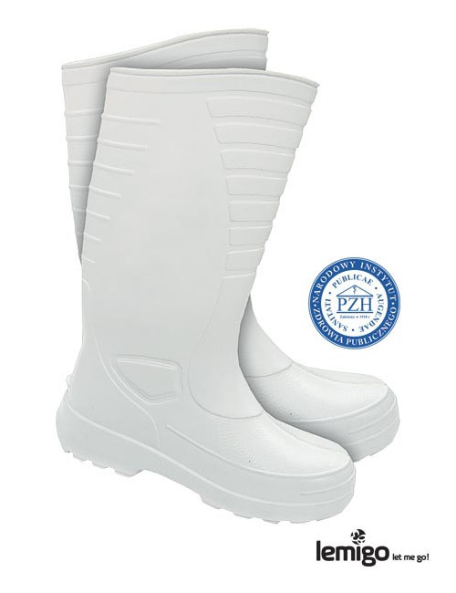 Blwellington professional boots in white Lemigo