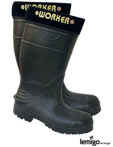 Buty bezpieczne blworker b czarny Lemigo