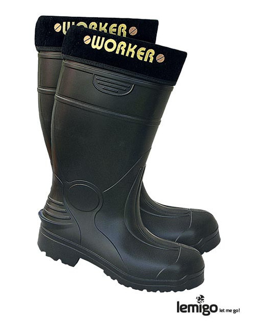 Buty bezpieczne blworker b czarny Lemigo