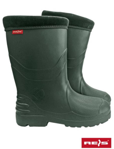 Buty z tworzywa eva breva-l z zielony Reis