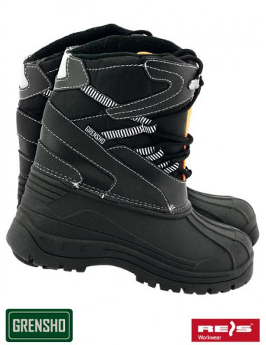 Winter boots bsnow-fmn bp black-orange Reis