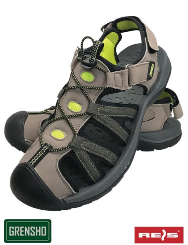 Men`s sandals bksjungle bese beige-celadine Reis