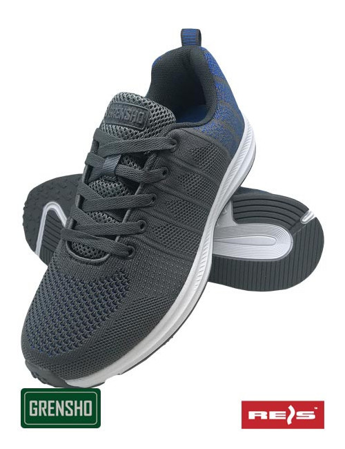 Bspixel sn Sportschuhe grau und blau Reis