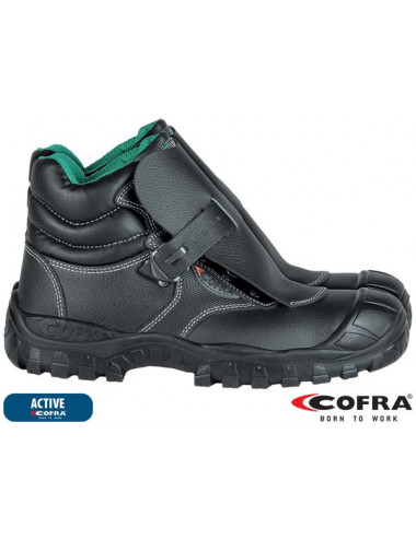 Buty bezpieczne brc-marte bz czarno-zielony Cofra