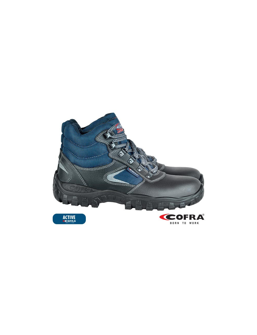 Safety shoes brc-soho bn black-blue Cofra