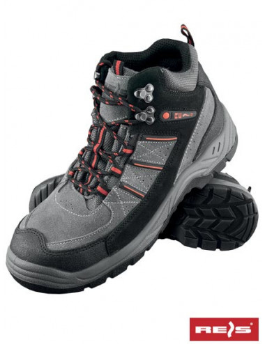 Safety boots brvibrant-t bsc black-grey-red Reis