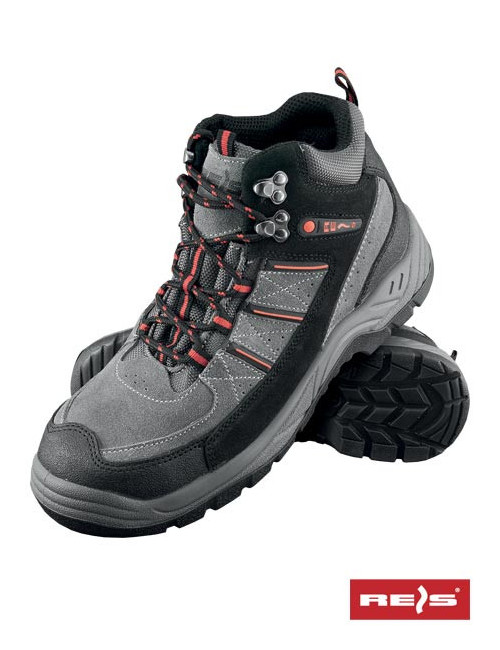 Safety boots brvibrant-t bsc black-grey-red Reis