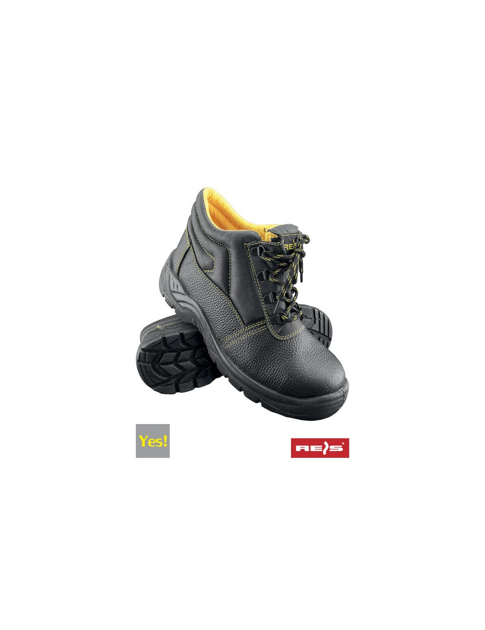 Chaussures Sécurité REIS Bryes Noir - Cuir Femme Taille 37