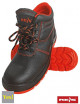Buty bezpieczne bryesk-t-sb bc czarno-czerwony Reis