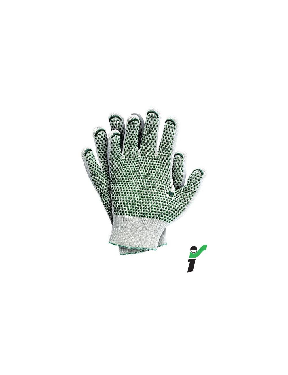 Gloves rj-htv ecru-green JS