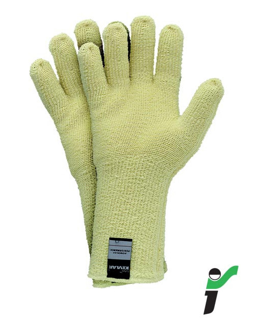Rękawice ochronne rj-kefro35 y żółty JS