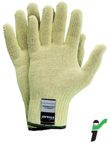 Protective gloves rj-kevlar y yellow JS