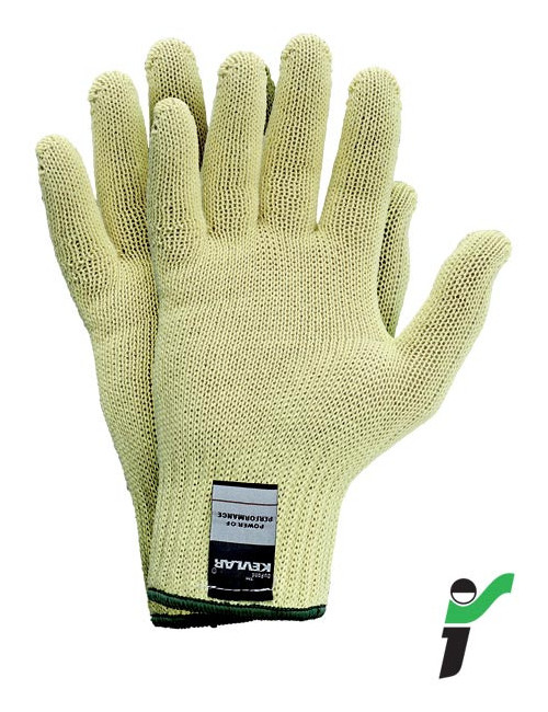 Protective gloves rj-kevlar y yellow JS