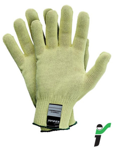 Protective gloves rj-kevten y yellow JS