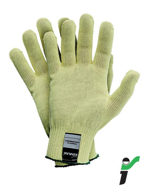 Protective gloves rj-kevten y yellow JS