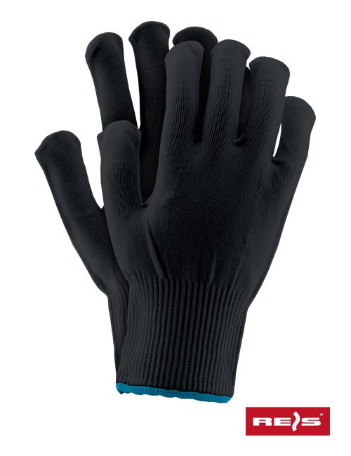 Protective gloves rpoly b black Reis