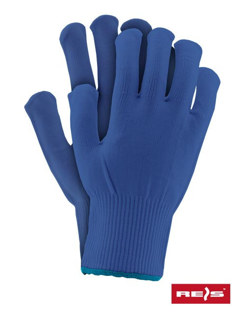Protective gloves rpoly n blue Reis