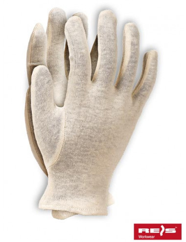 Protective gloves rwk e ecru Reis