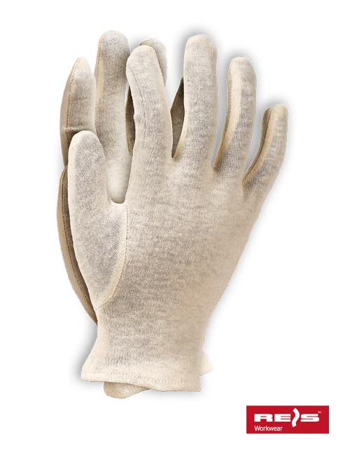 Protective gloves rwk e ecru Reis