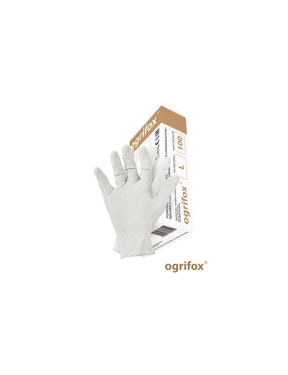 Schutzhandschuhe ox.11.358 Jahre ox-lat weiß weiß Ogrifox