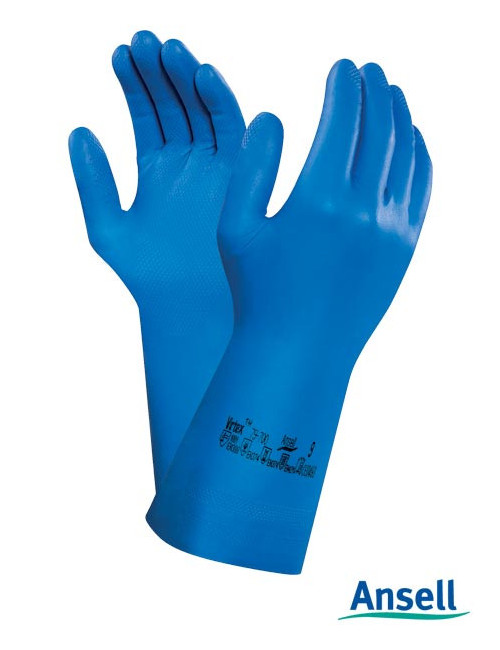 Rękawice ochronne ravirtex79-700 n niebieski Ansell