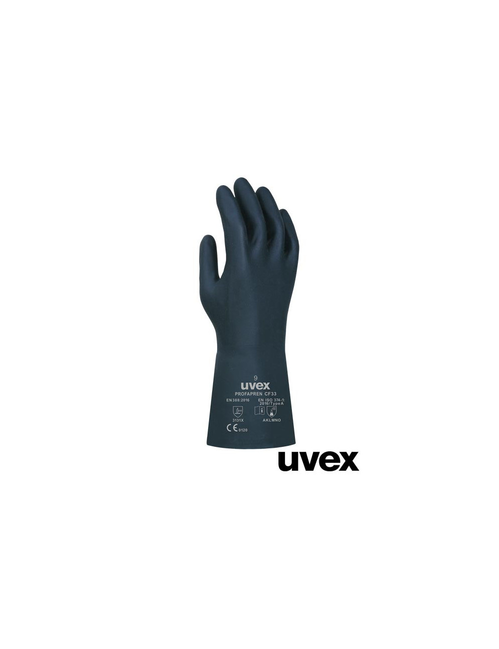 Protective gloves b black Uvex Ruvex-fapren
