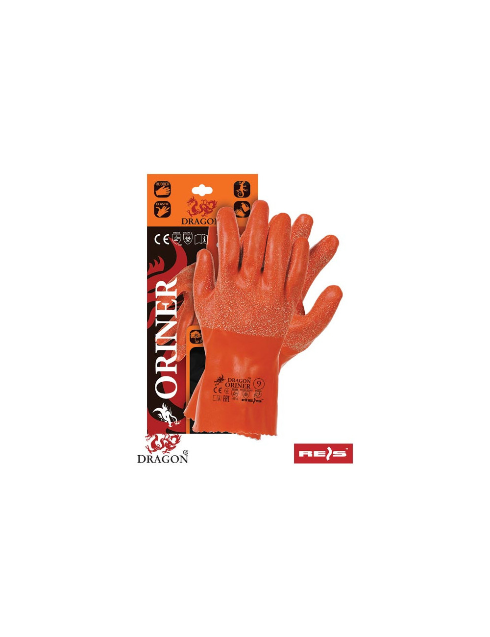 Protective gloves oriner p orange Reis