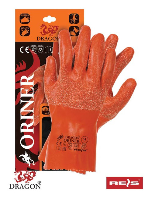 Protective gloves oriner p orange Reis