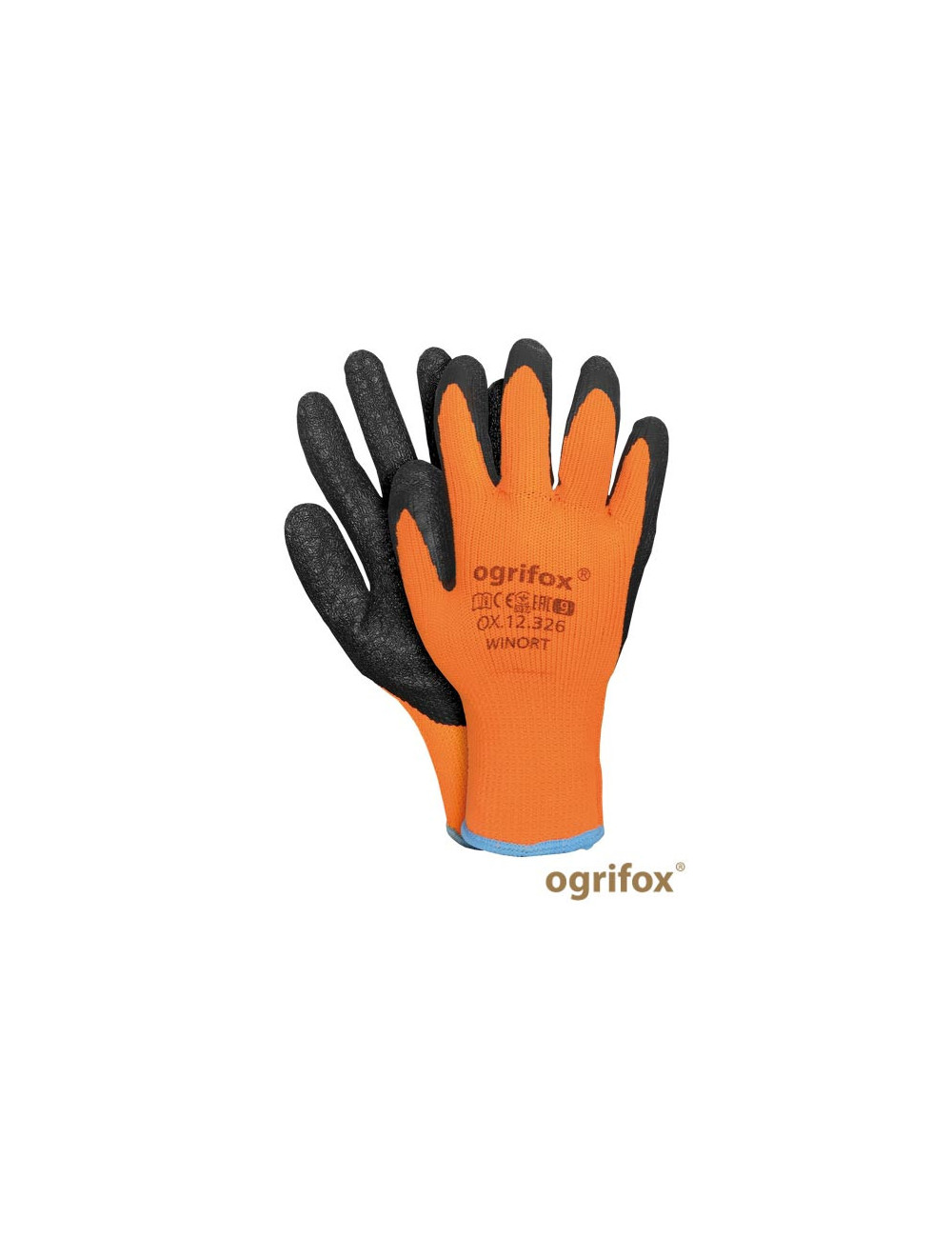 Gloves ox.12.326 winort ox-winort pb orange-black Ogrifox