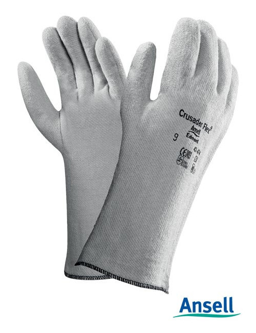 Racrusad42-474 Schutzhandschuhe s grau/stahl Ansell