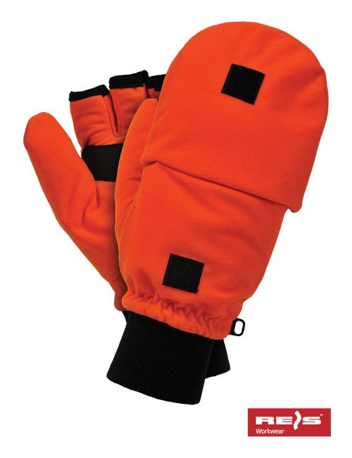 Protective gloves rdropo pb orange-black Reis