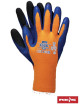 Schutzhandschuhe rdual pnb orange-blau-schwarz Reis