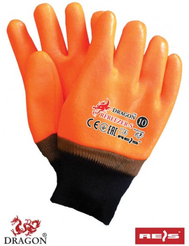 Protective gloves rfreezer-s p orange Reis
