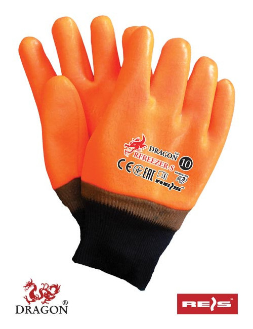 Protective gloves rfreezer-s p orange Reis