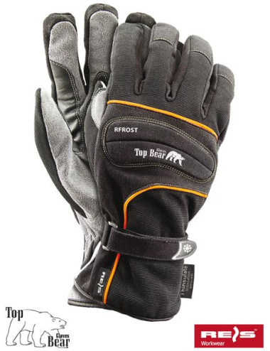 Protective gloves rfrost bs black-gray Reis