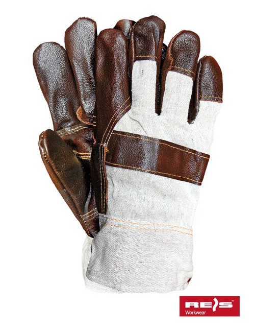 Protective gloves rlo beck beige-dark colour Reis
