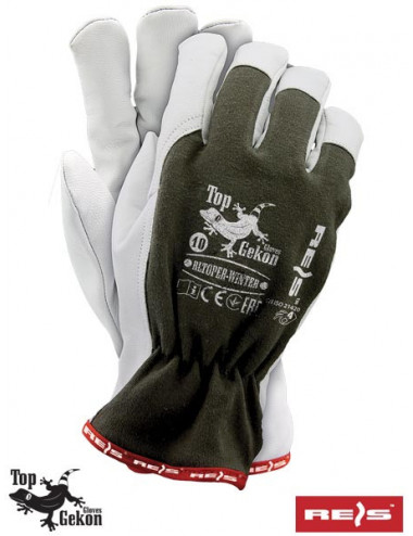 Protective gloves rltoper-winter ow olive-white Reis