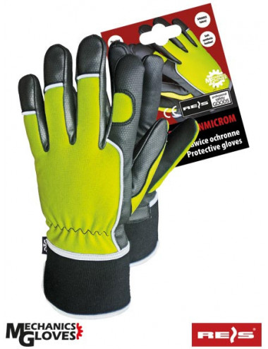 Protective gloves rmc-winmicrom yb yellow-black Reis
